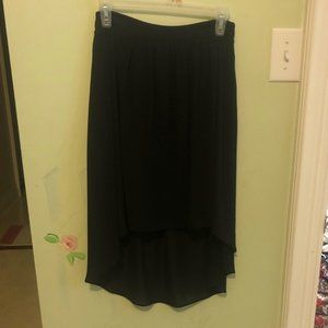 Black High-Low F21 skirt | small | forever 21 | hi-lo